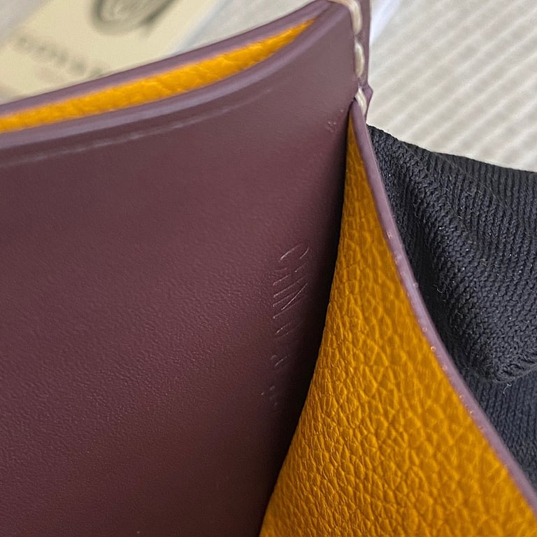 Goyard Saint Sulpice Card Holder Burgundy - 2