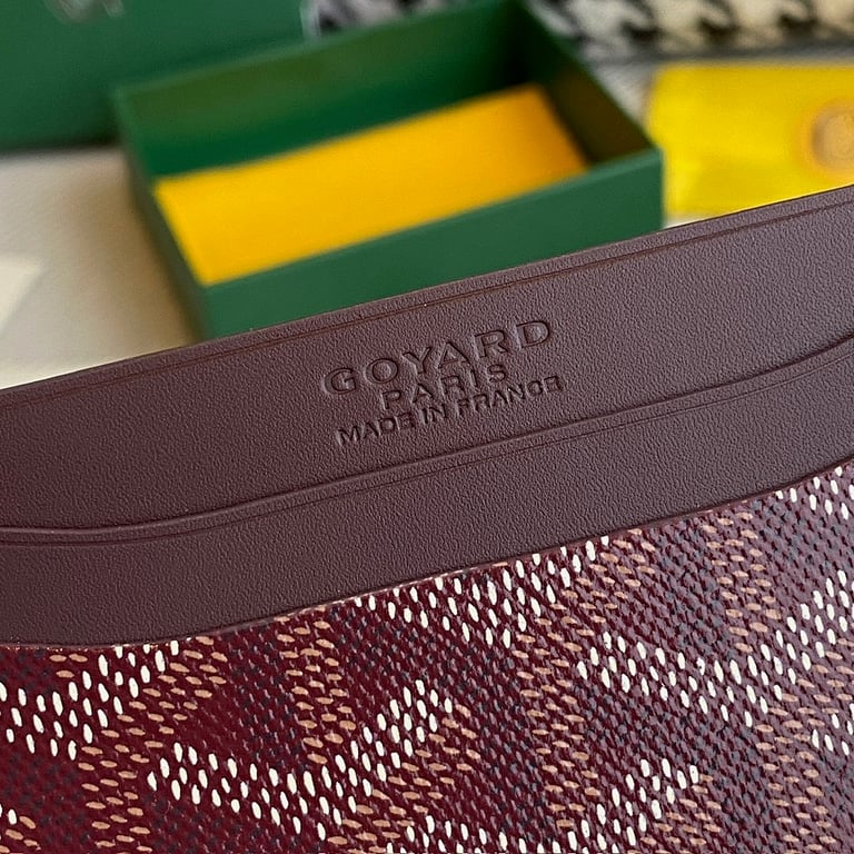 Goyard Saint Sulpice Card Holder Burgundy - 3
