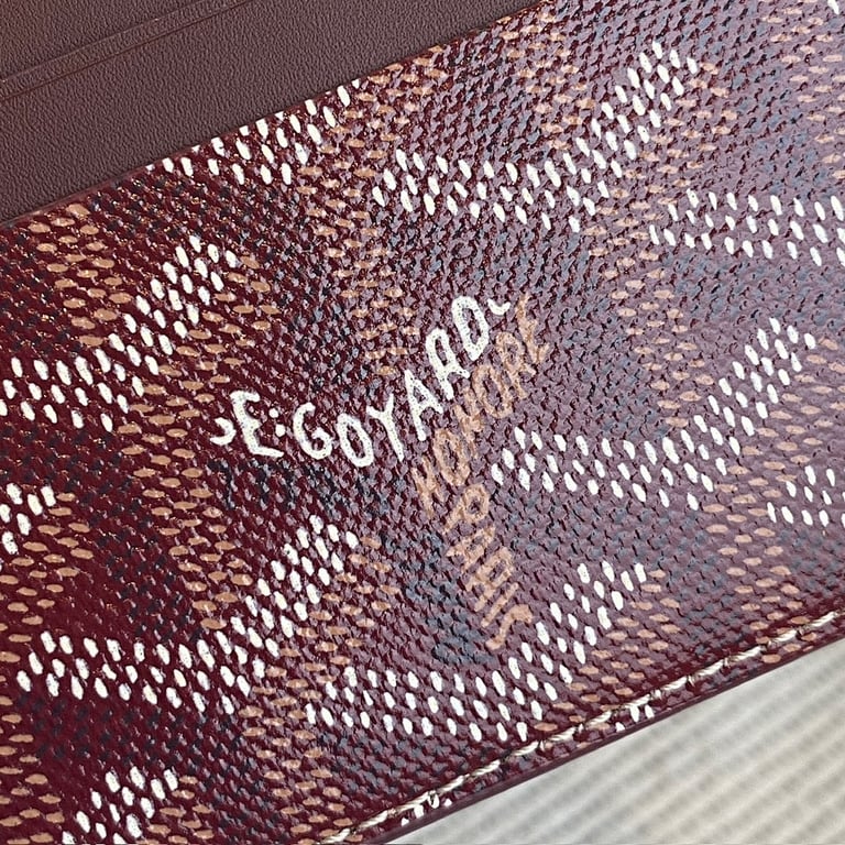 Goyard Saint Sulpice Card Holder Burgundy - 4