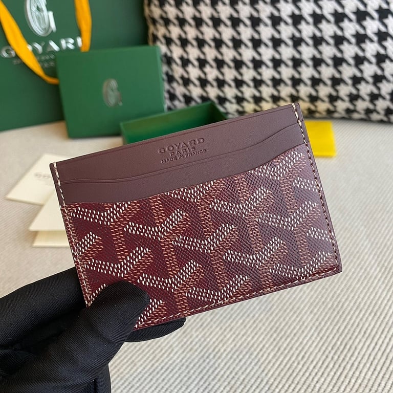 Goyard Saint Sulpice Card Holder Burgundy - 8