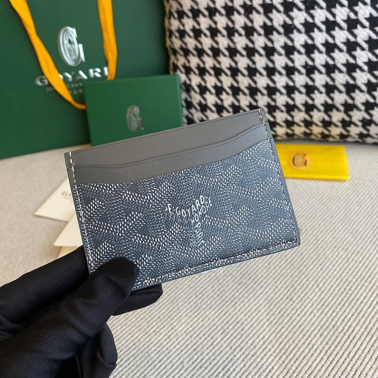 Goyard Saint Sulpice Card Holder Grey - 7