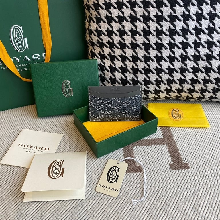 Goyard Saint Sulpice Card Holder Grey - 9