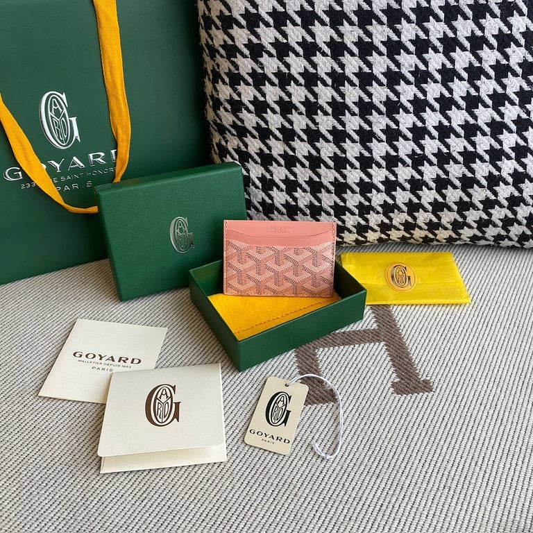 Goyard Saint Sulpice Card Holder Pink - 9