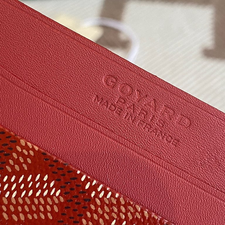 Goyard Saint Sulpice Card Holder Red - 3