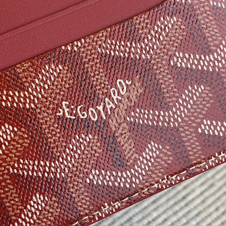 Goyard Saint Sulpice Card Holder Red - 4