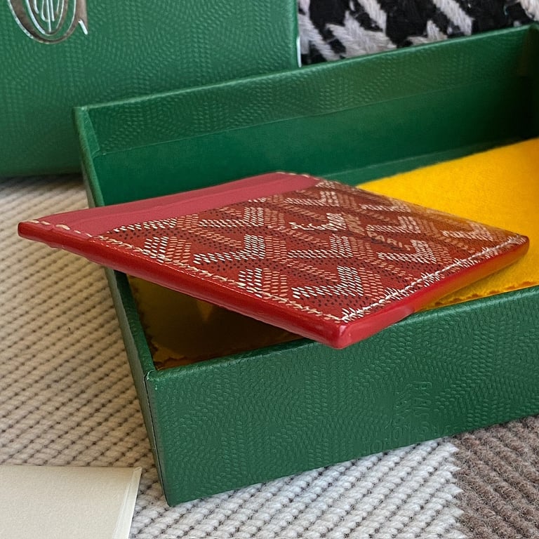 Goyard Saint Sulpice Card Holder Red - 6