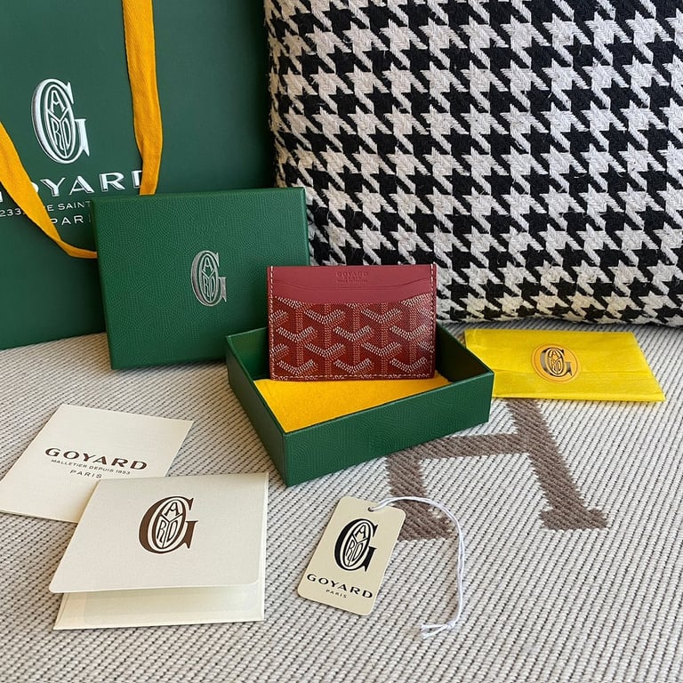 Goyard Saint Sulpice Card Holder Red - 7