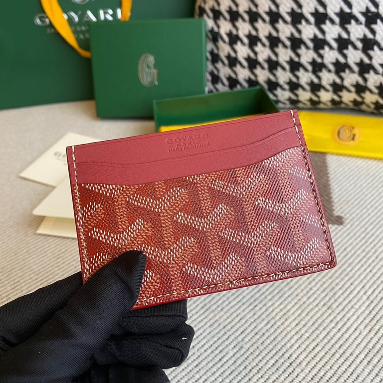 Goyard Saint Sulpice Card Holder Red - 8