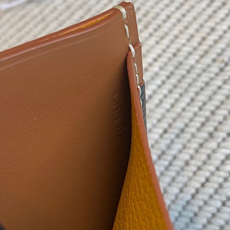 Goyard Saint Sulpice Card Holder Black Tan - 2