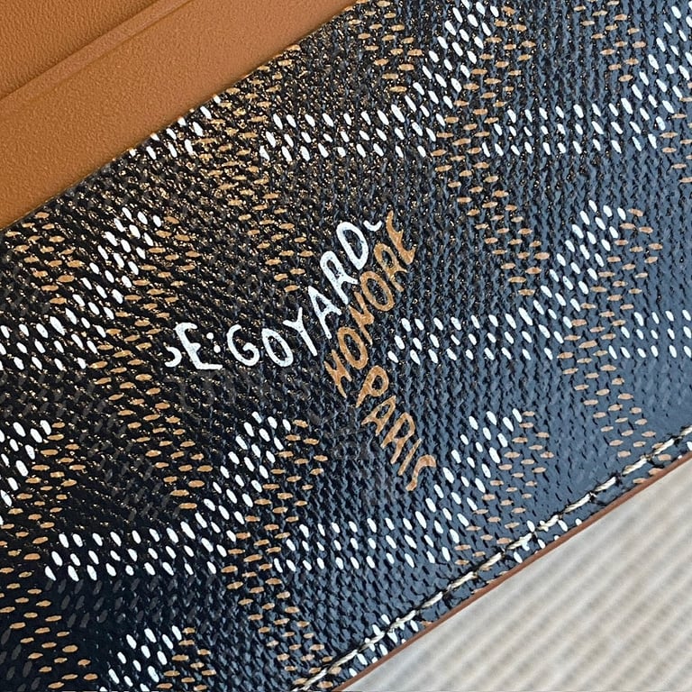 Goyard Saint Sulpice Card Holder Black Tan - 4