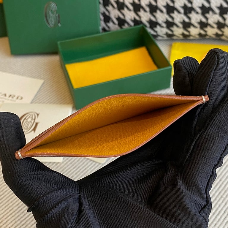 Goyard Saint Sulpice Card Holder Black Tan - 5
