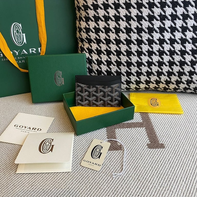 Goyard Saint Sulpice Card Holder Black - 9