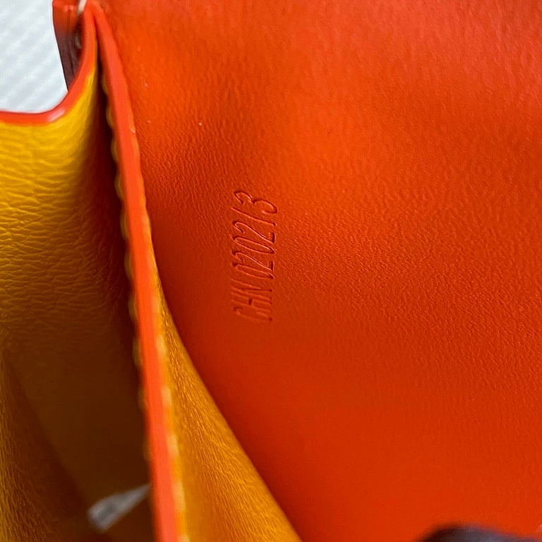 Goyard Long Wallet Orange 8515 - 3