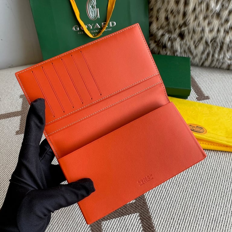 Goyard Long Wallet Orange 8515 - 7