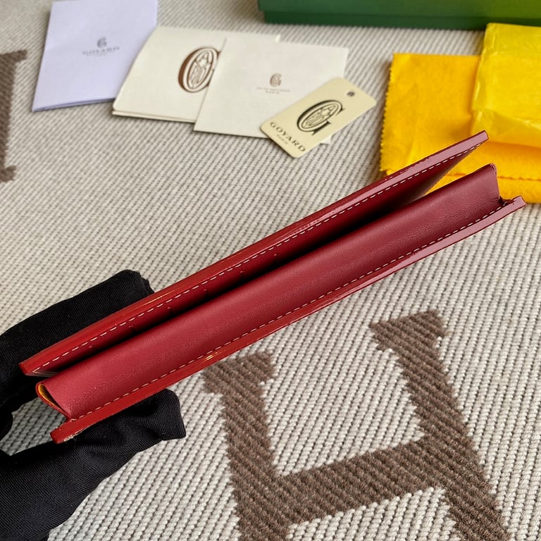Goyard Yen Long Wallet Red - 6