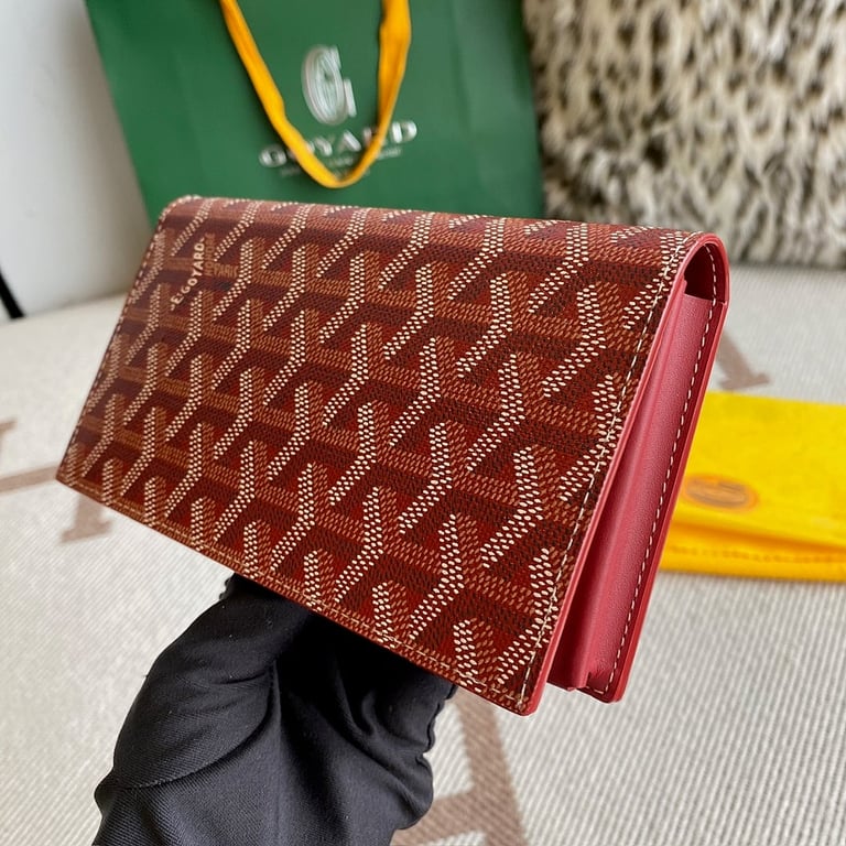 Goyard Yen Long Wallet Red - 7