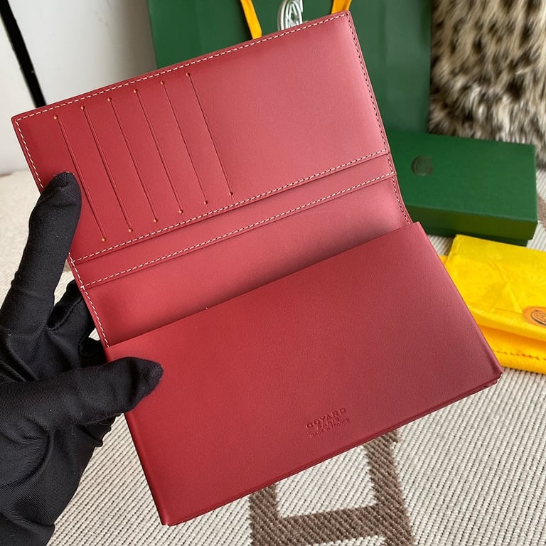 Goyard Yen Long Wallet Red - 8