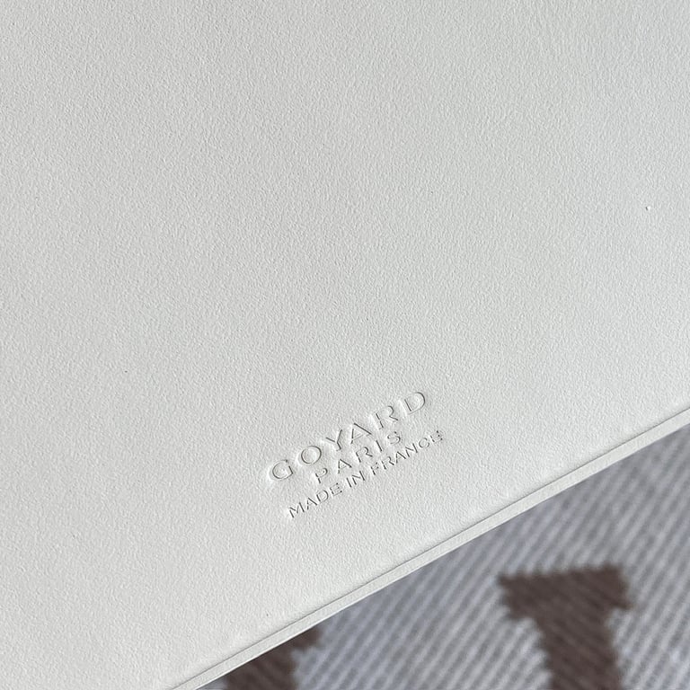 Goyard Yen Long Wallet White Goyardine - 2