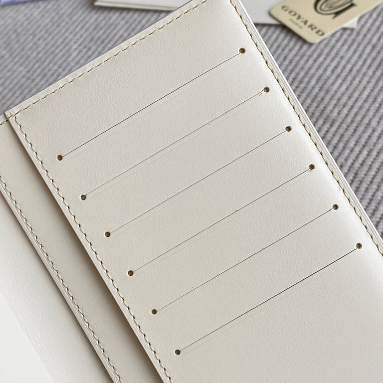 Goyard Yen Long Wallet White Goyardine - 4