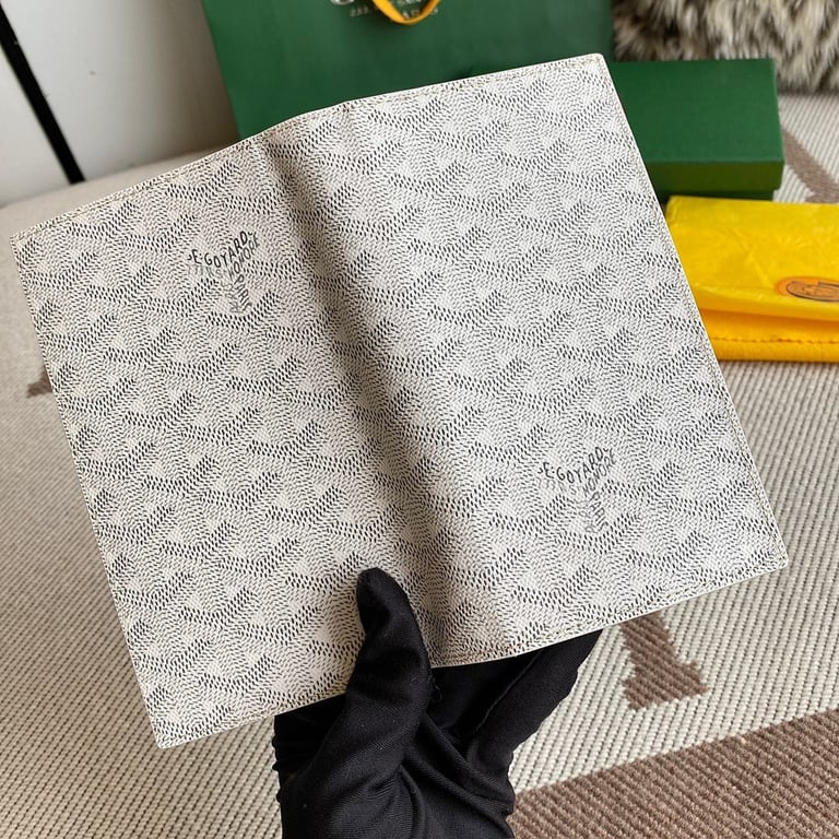 Goyard Yen Long Wallet White Goyardine - 7