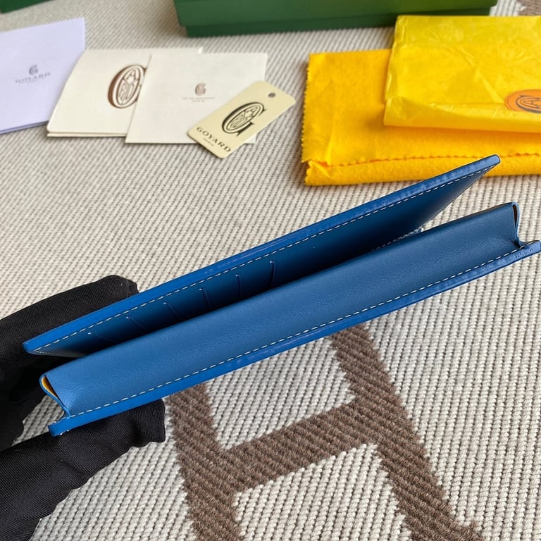 Goyard Richelieu Long Wallet Blue - 6