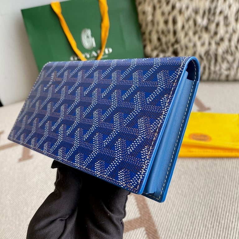 Goyard Richelieu Long Wallet Blue - 7