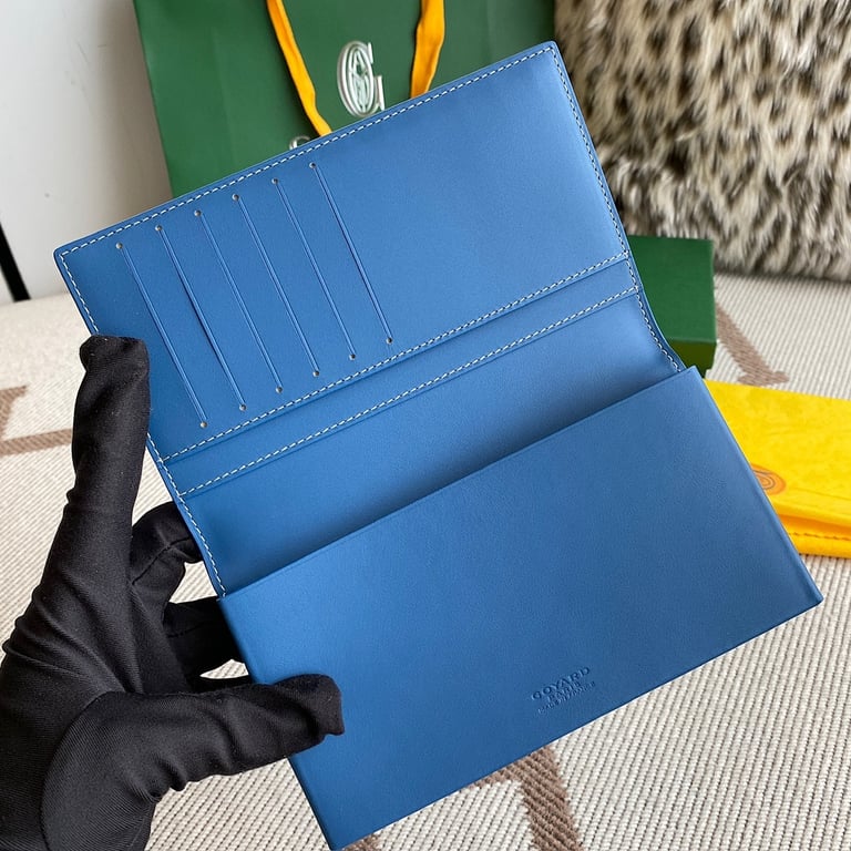 Goyard Richelieu Long Wallet Blue - 9