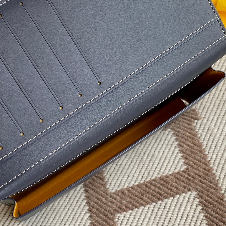 Goyard Richelieu Long Wallet Navy Blue - 4