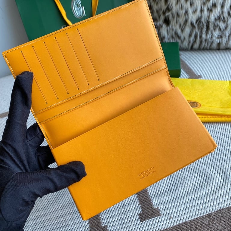 Goyard Saint-Roch Long Wallet Yellow - 7