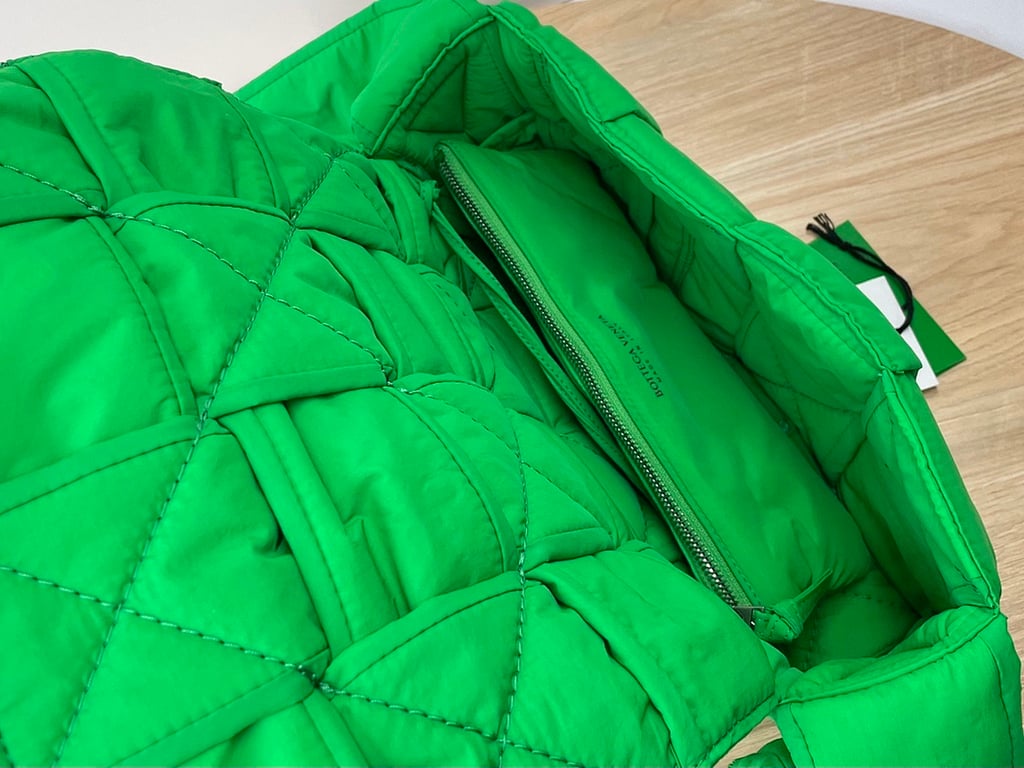 Bottega Veneta Padded Cassette Nylon Green - 7