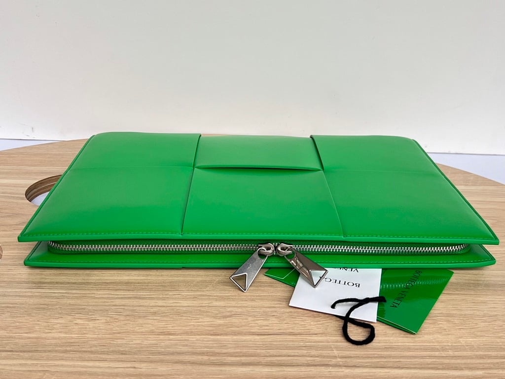 Bottega Veneta Intrecciato Document Case 680169 Green - 7