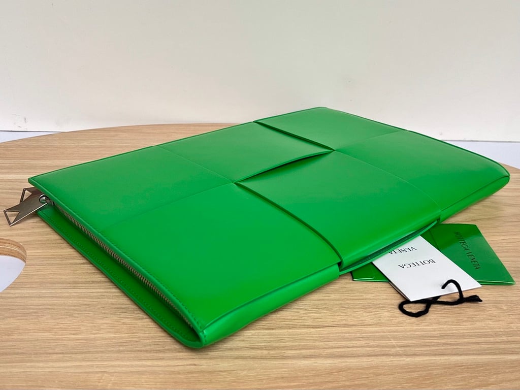 Bottega Veneta Intrecciato Document Case 680169 Green - 8