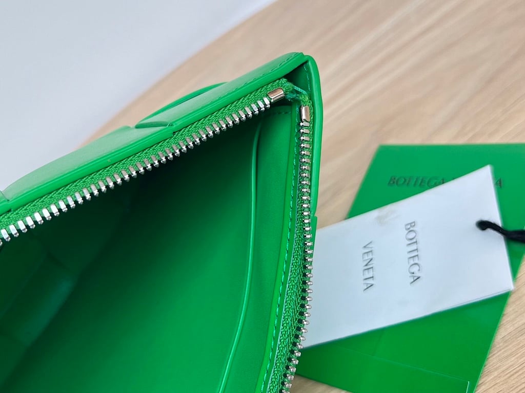 Bottega Veneta Intrecciato Pouch 649616 Parakeet Green - 5