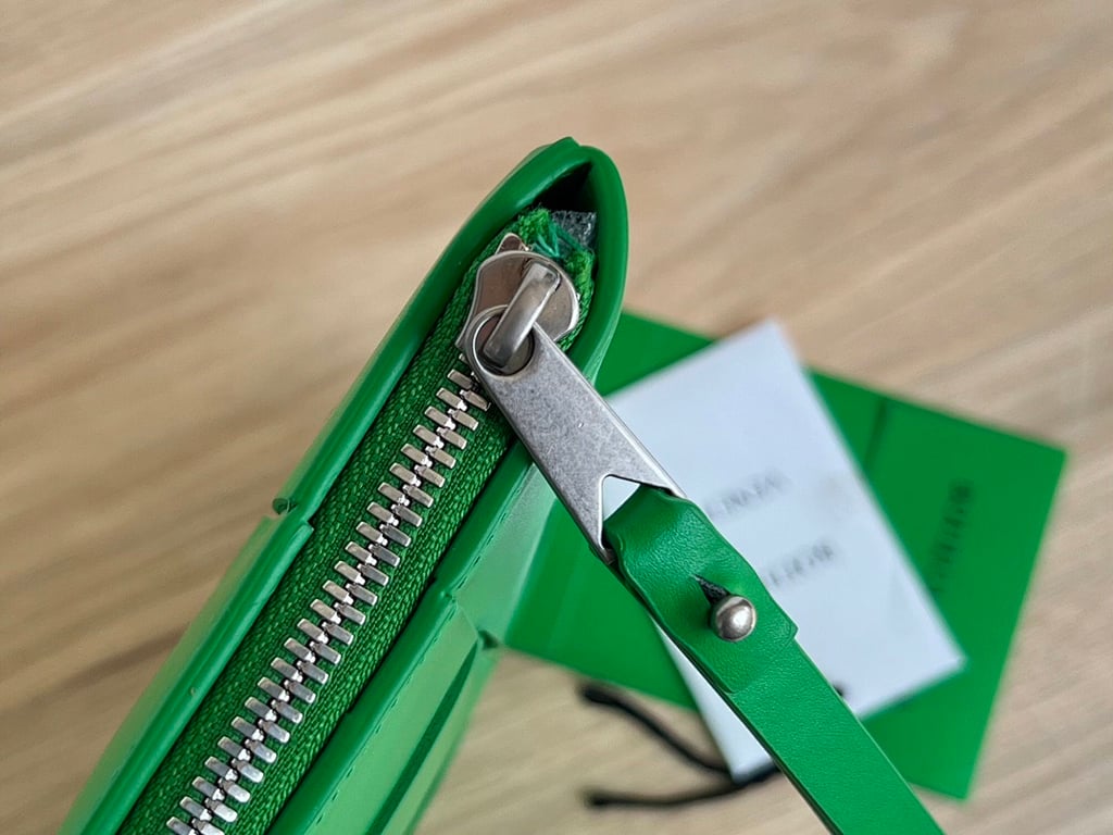Bottega Veneta Intrecciato Pouch 649616 Parakeet Green - 7