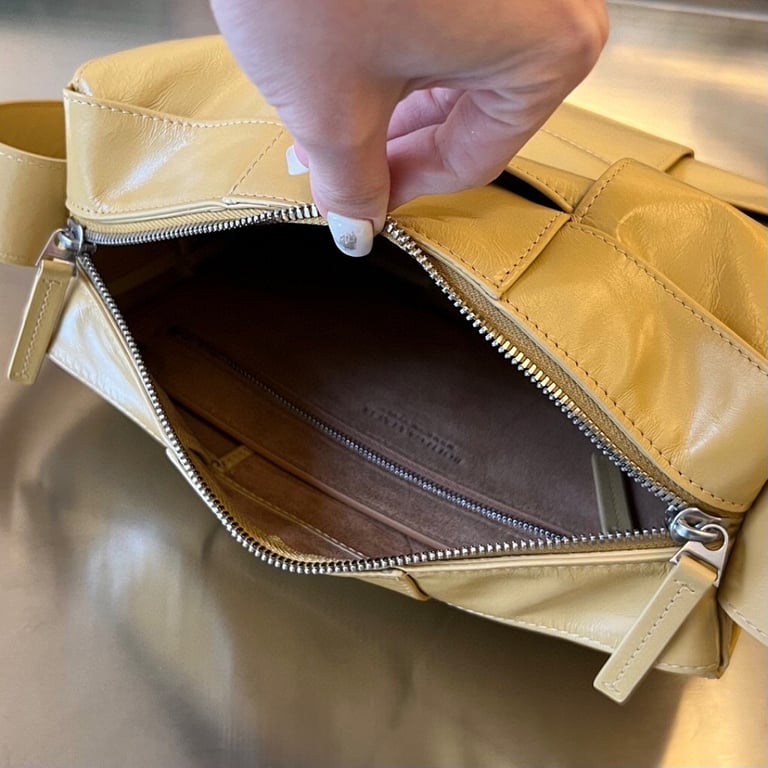 Bottega Veneta Cassette Camera Bag Yellow - 5