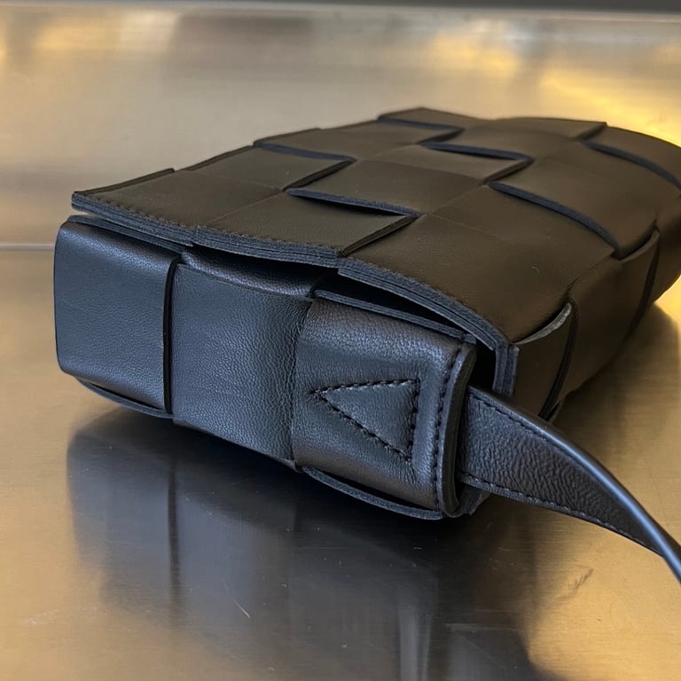 Bottega Veneta Cassette Crossbody Bag Black - 8