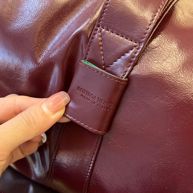 Bottega Veneta 731192 Duffle Bag Burgundy - 2
