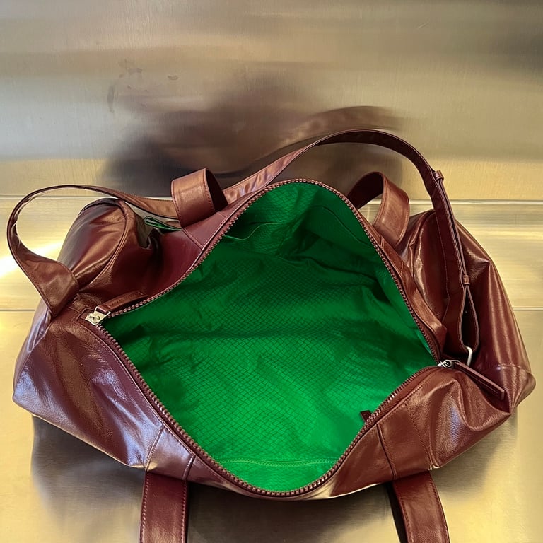 Bottega Veneta 731192 Duffle Bag Burgundy - 5
