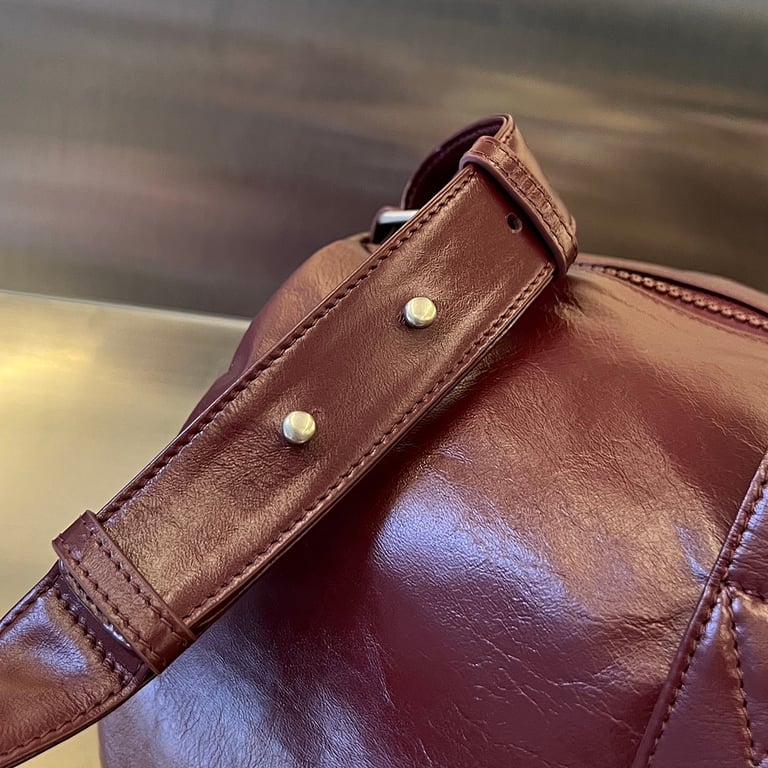 Bottega Veneta 731192 Duffle Bag Burgundy - 6