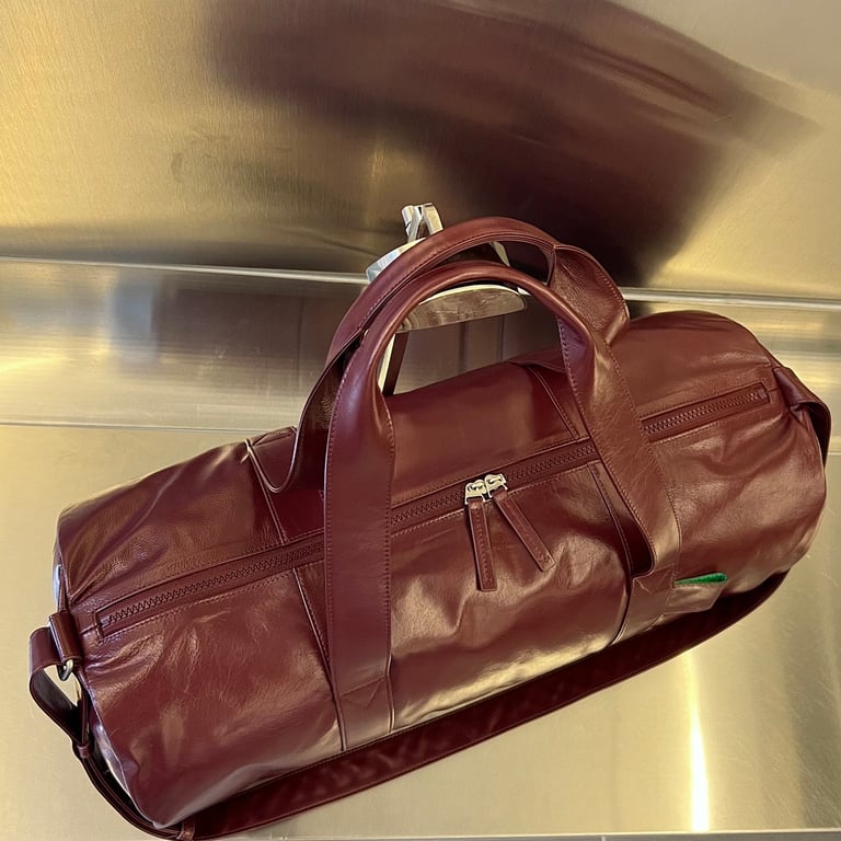 Bottega Veneta 731192 Duffle Bag Burgundy - 7