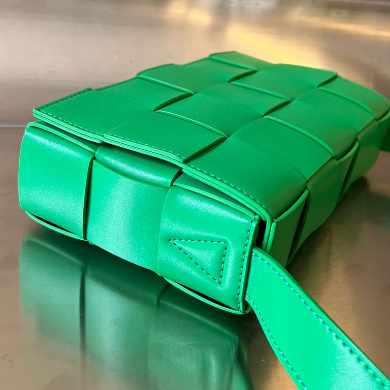 Bottega Veneta Cassette Crossbody Bag Green - 8