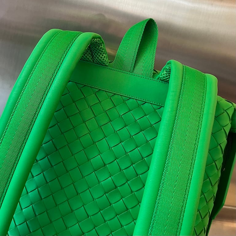 Bottega Veneta Intrecciato Backpack 653118 Green - 7