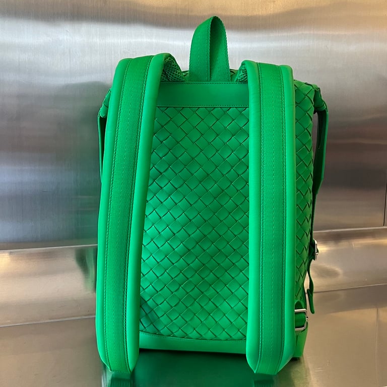 Bottega Veneta Intrecciato Backpack 653118 Green - 8