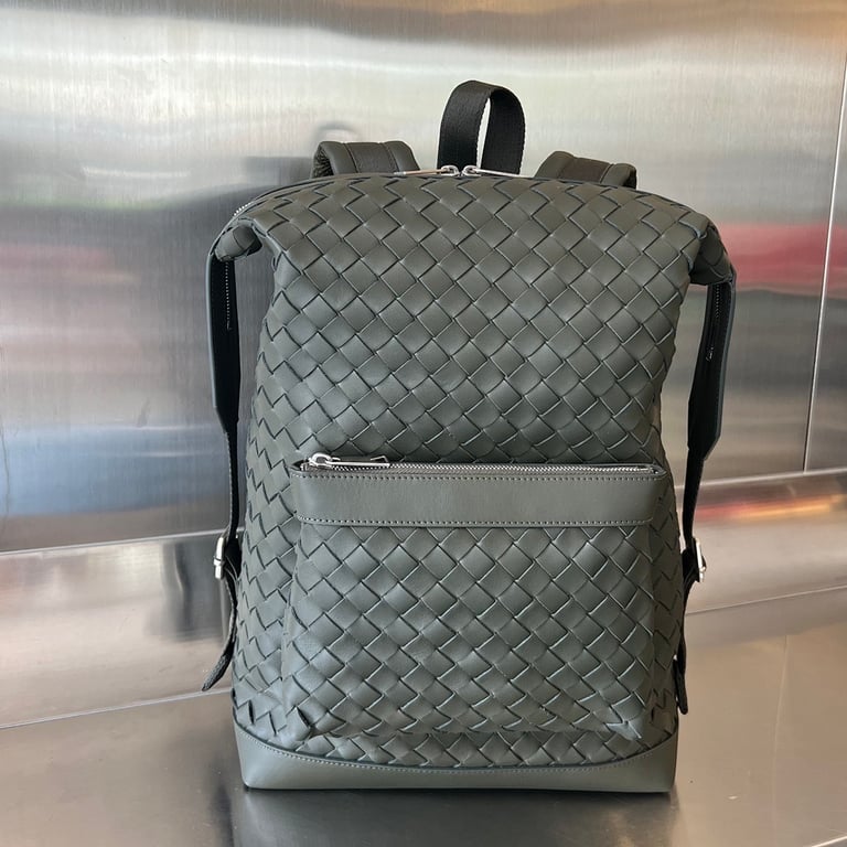 Bottega Veneta Intrecciato Leather Backpack 653118 - 9