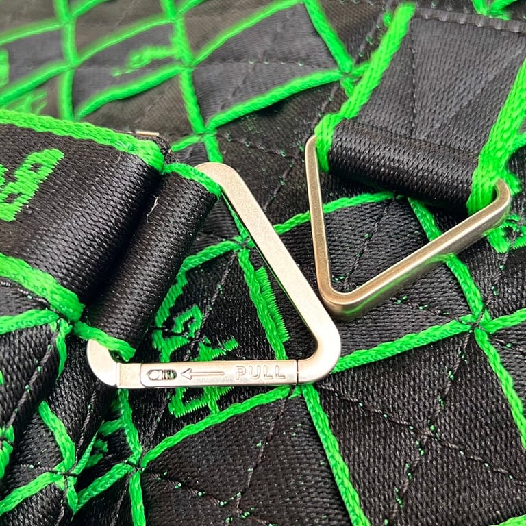 Bottega Veneta Webbing Backpack 658972 Black Green - 8
