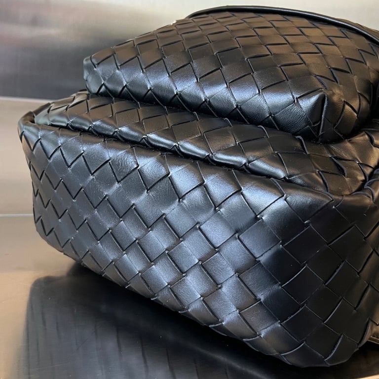 Bottega Veneta Intrecciato Leather Backpack Black 730728 - 3