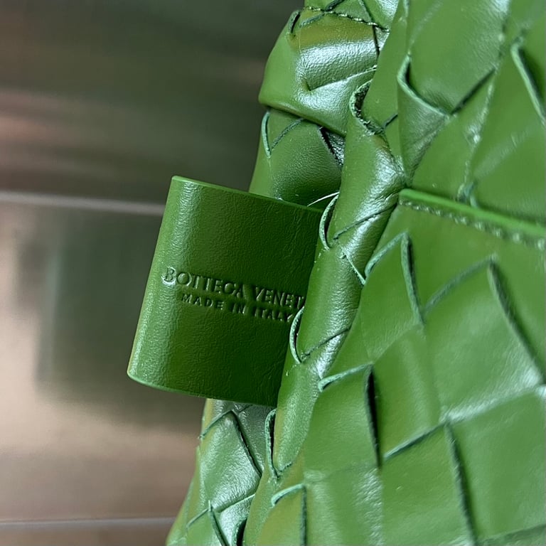 Bottega Veneta Intrecciato Leather Backpack Green - 6
