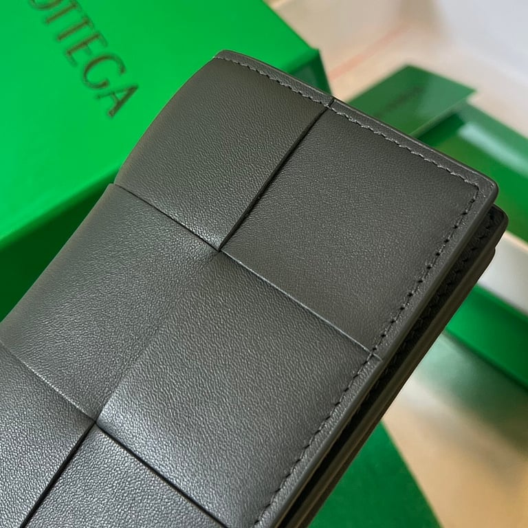 Bottega Veneta Intrecciato Card Case 679849 Black - 9