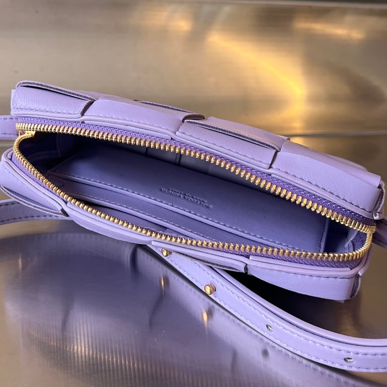 Bottega Veneta Cassette Phone Bag Purple - 4