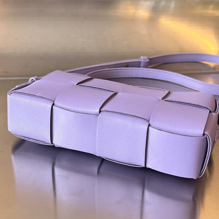 Bottega Veneta Cassette Phone Bag Purple - 8
